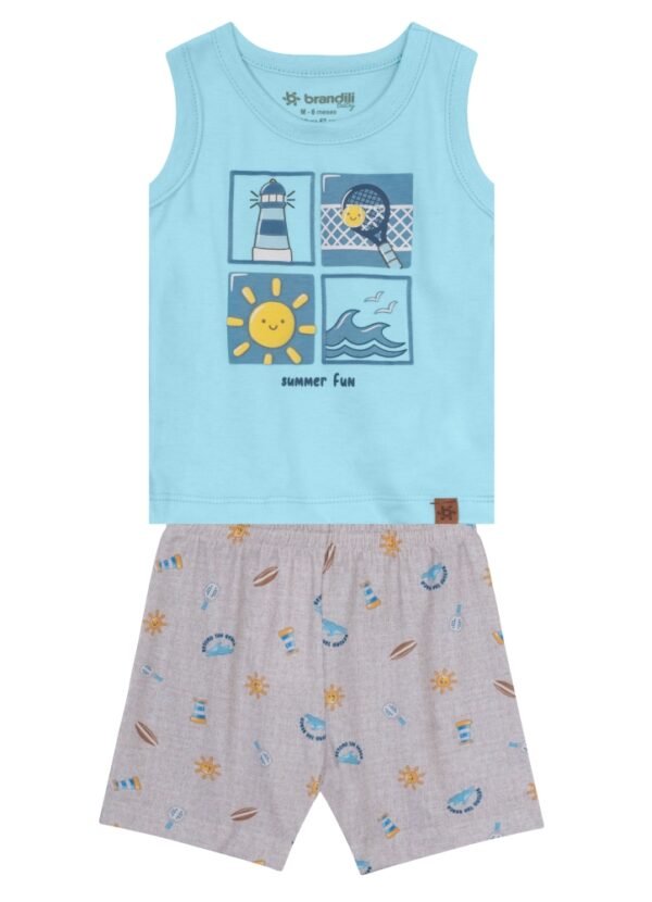 Conjunto bebê menino de verão Brandili Baby - Image 3