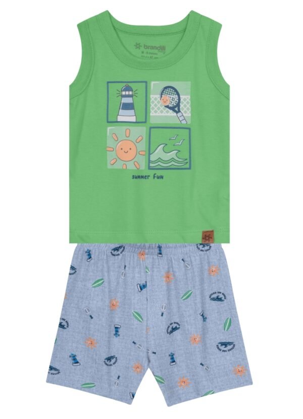 Conjunto bebê menino de verão Brandili Baby - Image 2